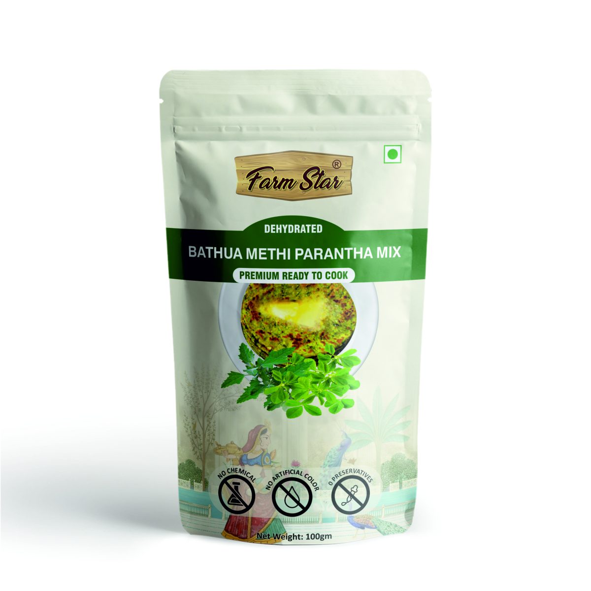 Dehydrated Bathua Methi Parantha Mix