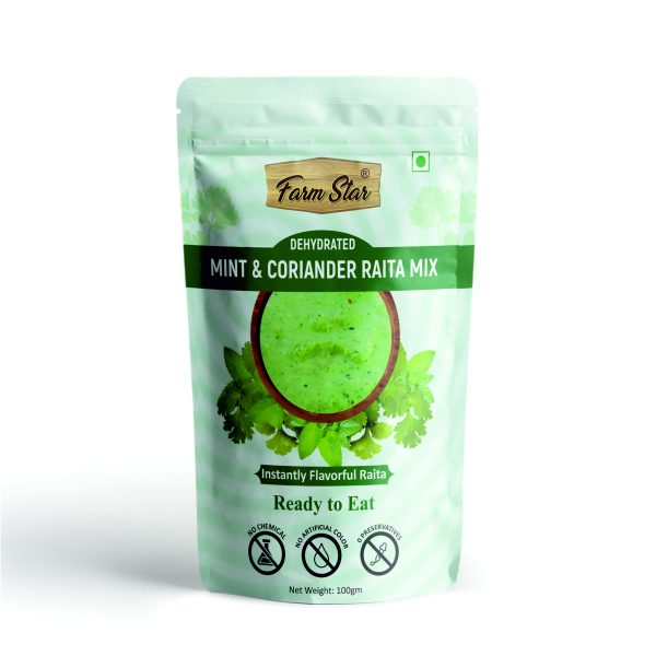 Dehydrated Mint Coriander Raita Mix